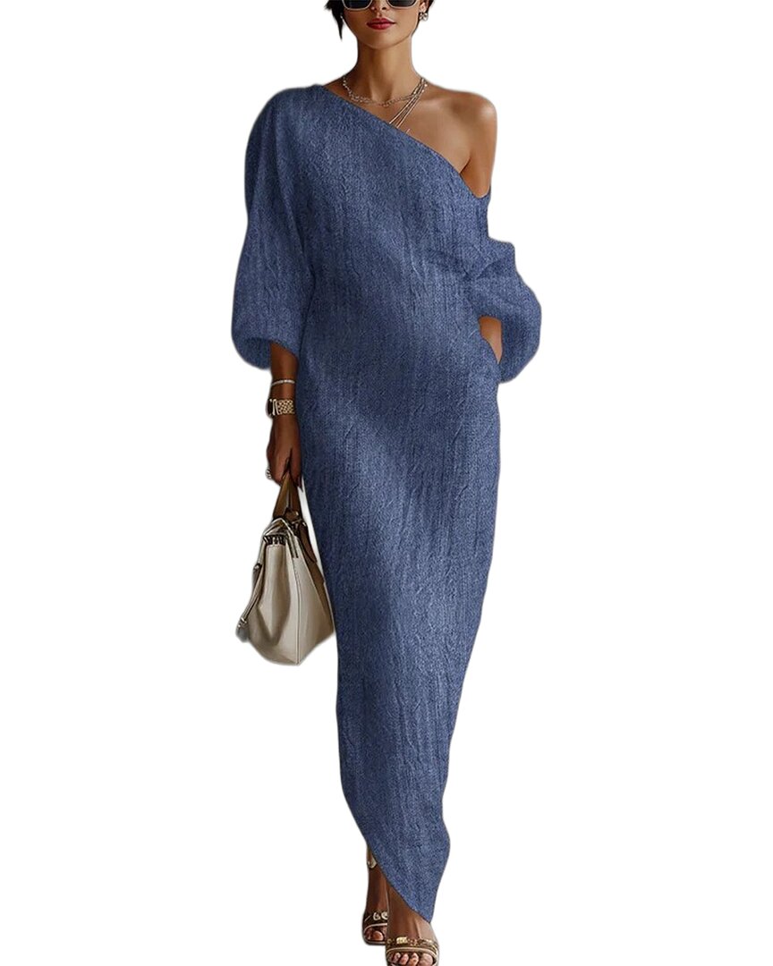 ENJOY PETRA Enjoy Petra One-Shoulder Maxi Dress