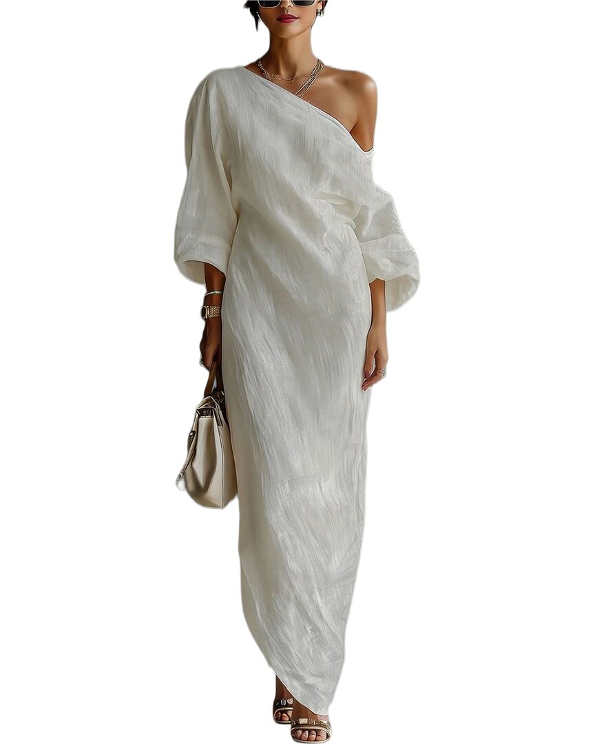 ENJOY PETRA Enjoy Petra One-Shoulder Maxi Dress