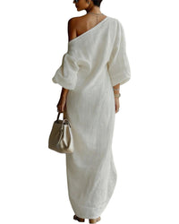 ENJOY PETRA Enjoy Petra One-Shoulder Maxi Dress