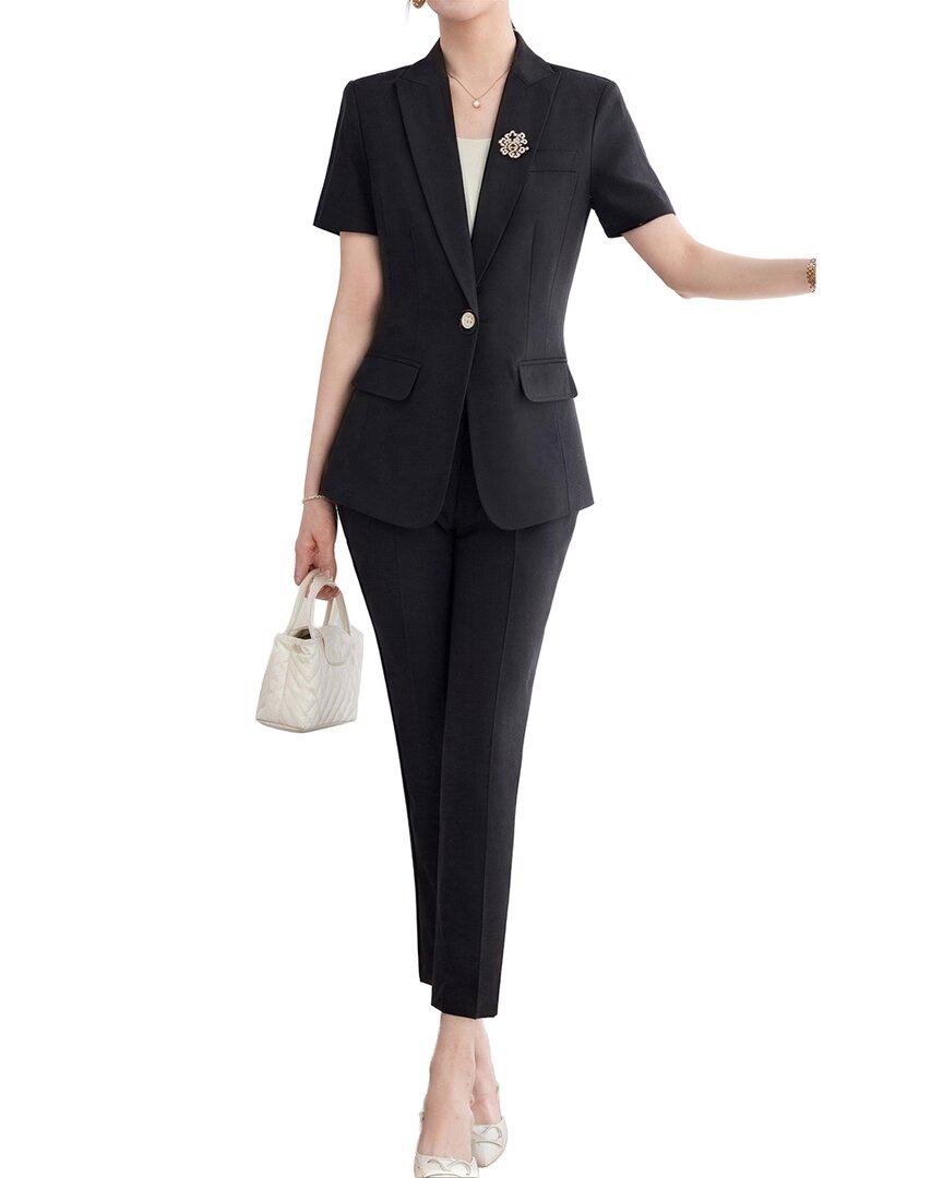 Olivia Taylor Olivia Taylor 2Pc Jacket & Pant Set