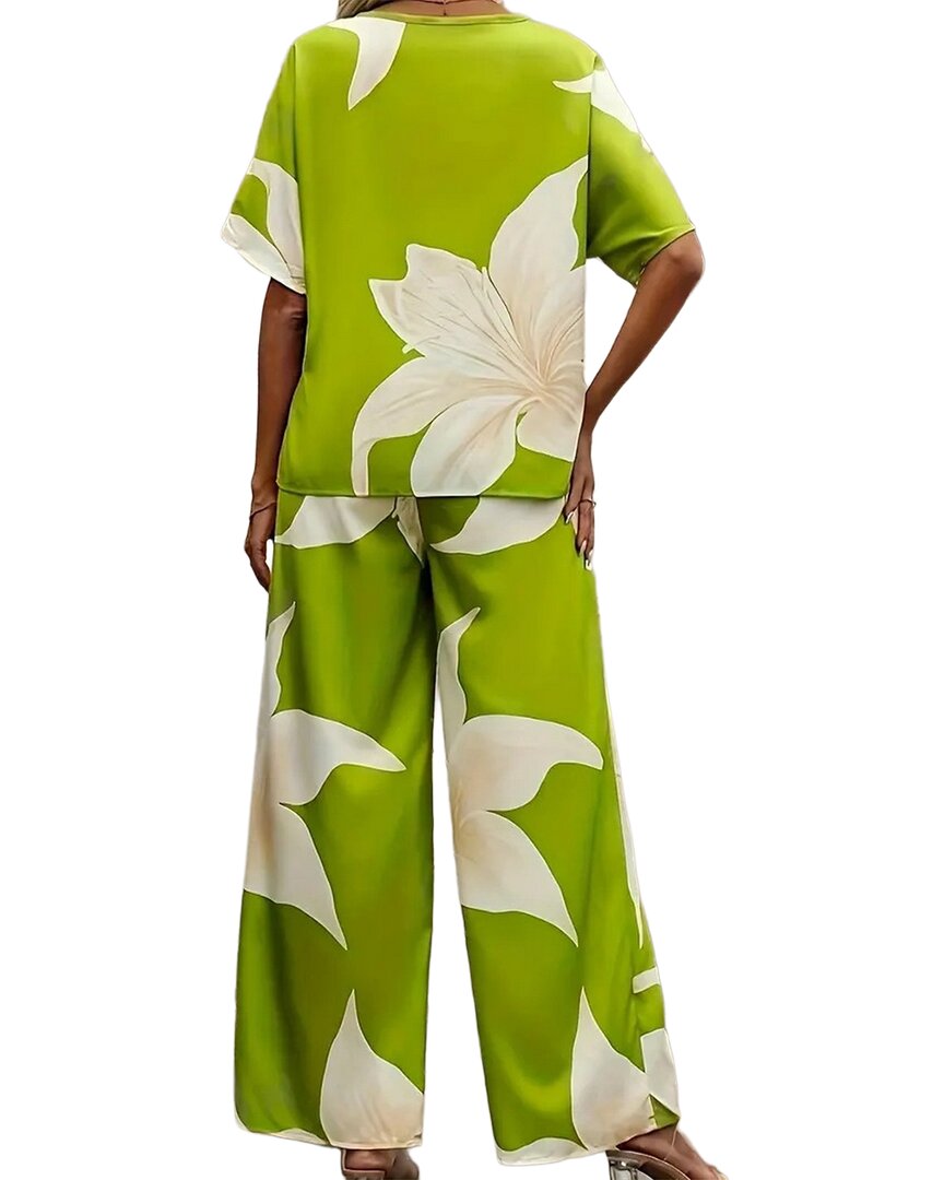 Emma way Emma Way 2Pc Top & Pant Set