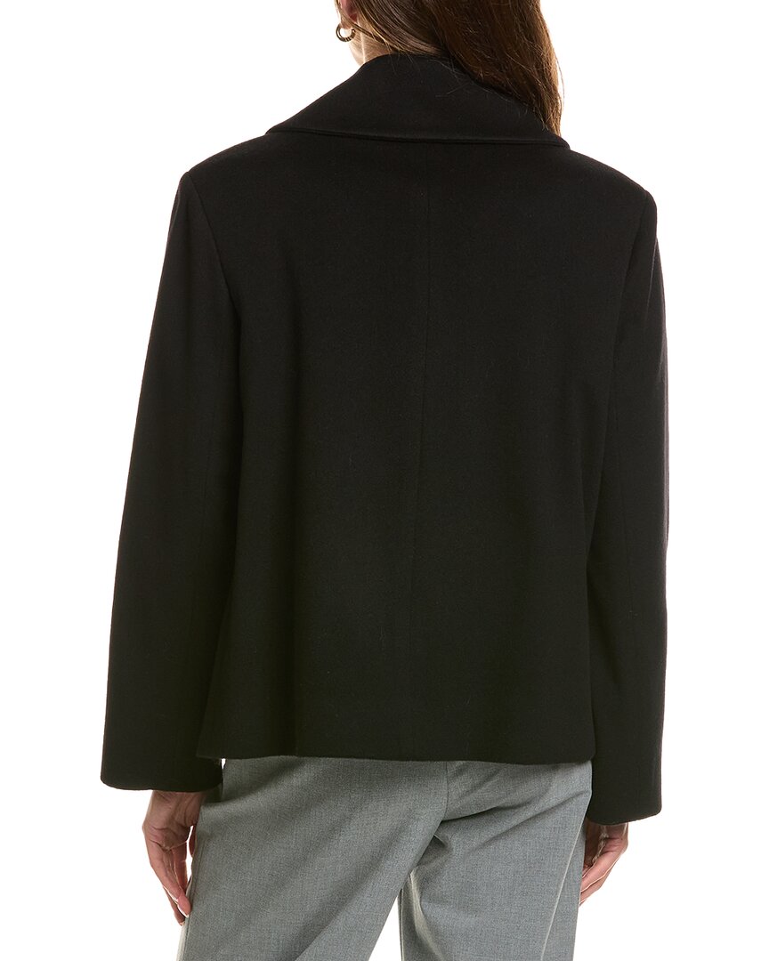 FLEURETTE Fleurette Cropped Wool Peacoat
