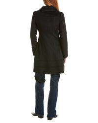 FLEURETTE Fleurette Fit & Flare Wool-Blend Coat