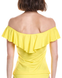 Trina Turk Trina Turk Monaco Ruffle Tankini Top
