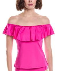 Trina Turk Trina Turk Monaco Ruffle Tankini Top
