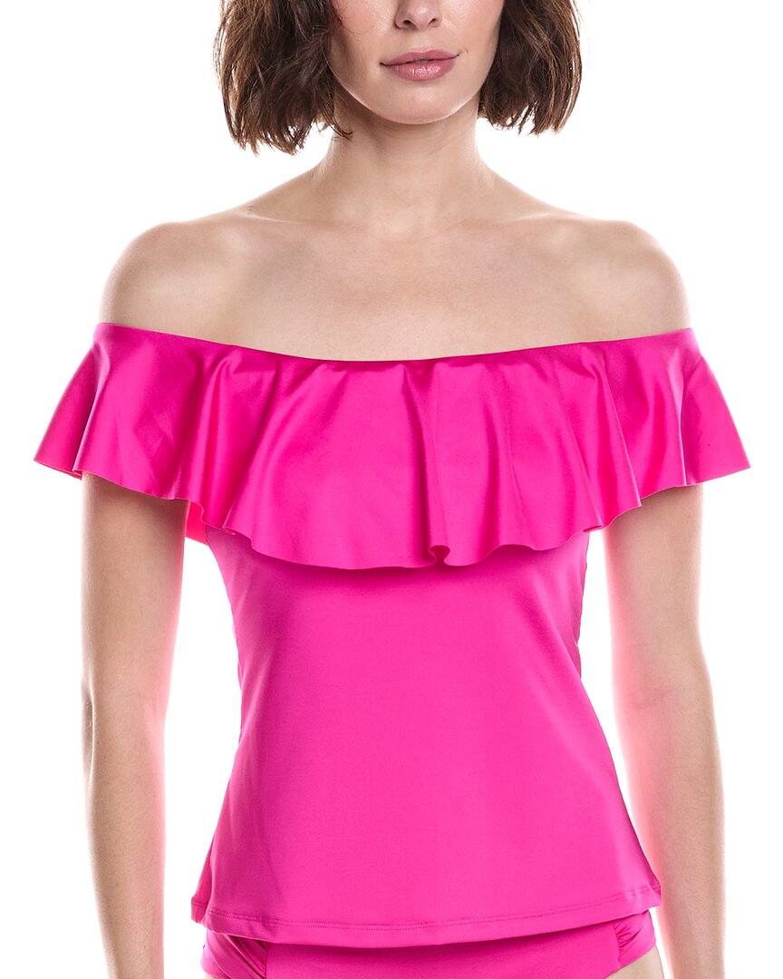 Trina Turk Trina Turk Monaco Ruffle Tankini Top