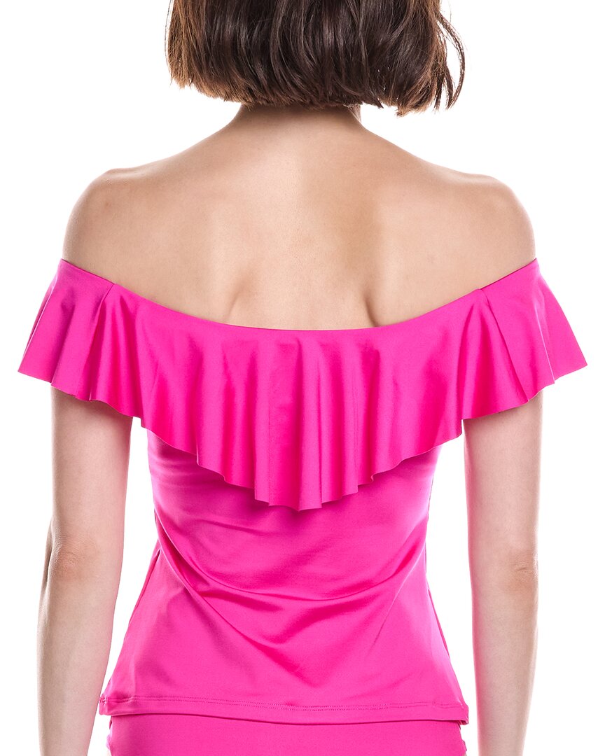 Trina Turk Trina Turk Monaco Ruffle Tankini Top