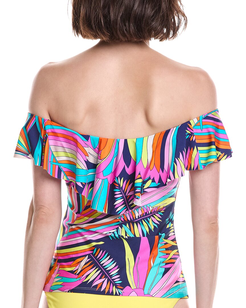 Trina Turk Trina Turk Monaco Ruffle Tankini Top
