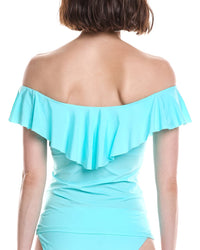 Trina Turk Trina Turk Monaco Ruffle Tankini Top