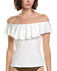 Trina Turk Trina Turk Monaco Ruffle Tankini Top
