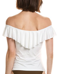Trina Turk Trina Turk Monaco Ruffle Tankini Top