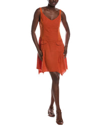 XCVI Xcvi Murlie Linen-Blend Mini Tank Dress