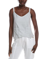 XCVI Xcvi Ludora Linen-Blend Tank Top