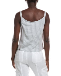 XCVI Xcvi Ludora Linen-Blend Tank Top