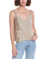 XCVI Xcvi Ludora Linen-Blend Tank Top