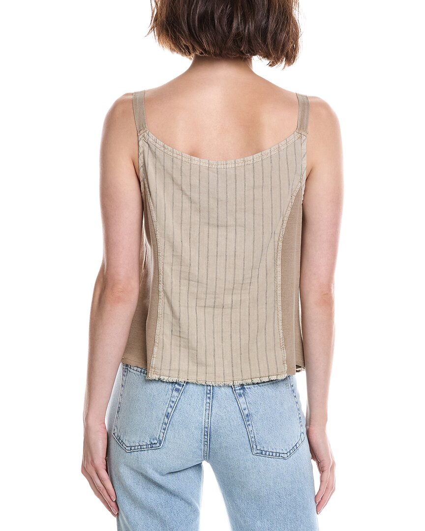 XCVI Xcvi Ludora Linen-Blend Tank Top