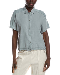 XCVI Xcvi Inola Linen-Blend Top
