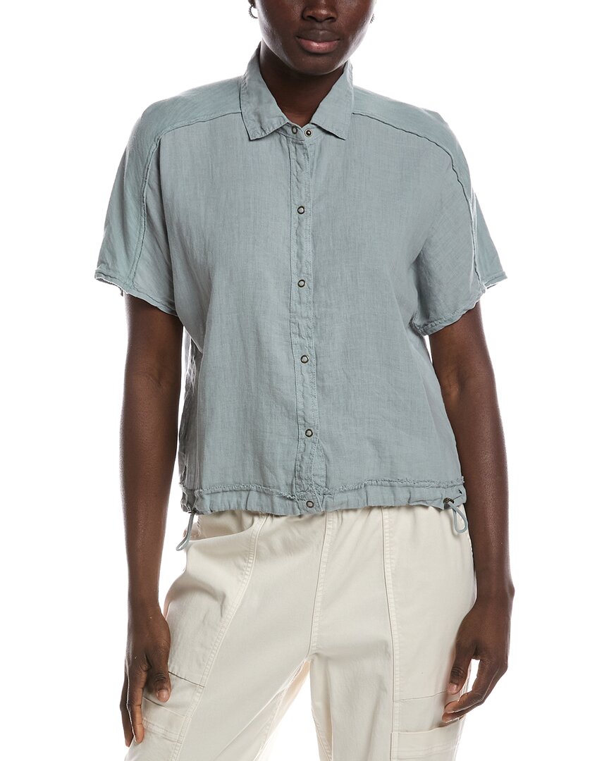 XCVI Xcvi Inola Linen-Blend Top