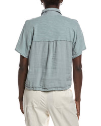 XCVI Xcvi Inola Linen-Blend Top