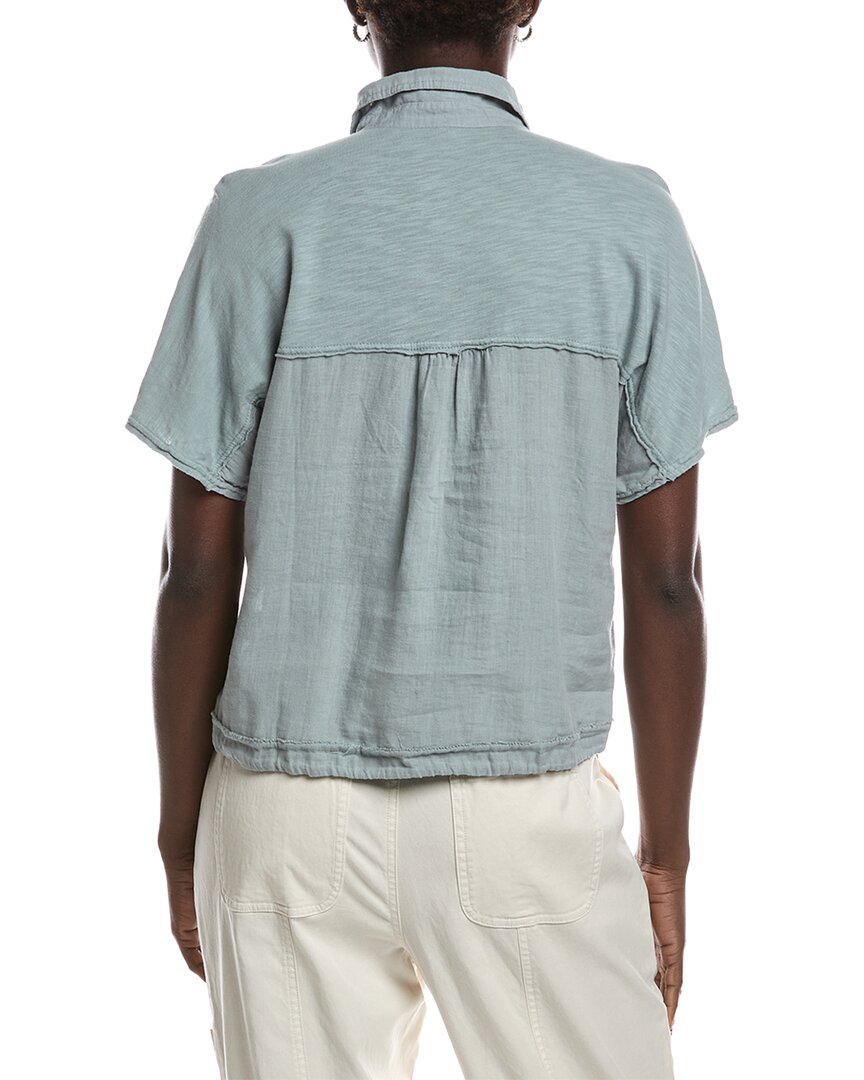 XCVI Xcvi Inola Linen-Blend Top