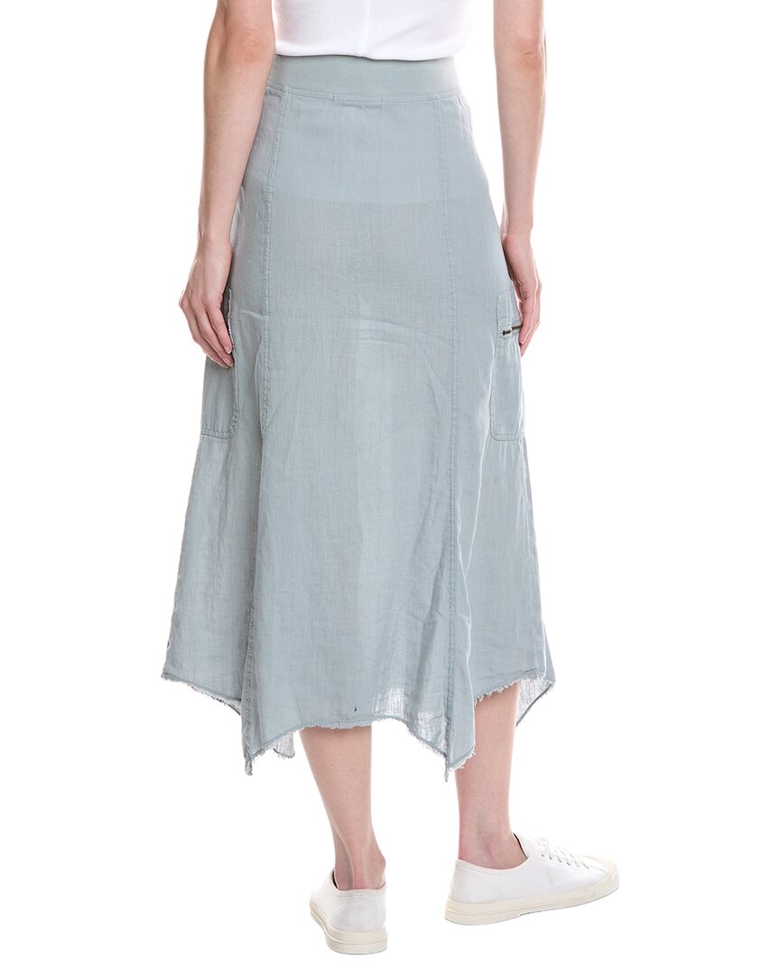 XCVI Xcvi Doak Linen-Blend Midi Skirt