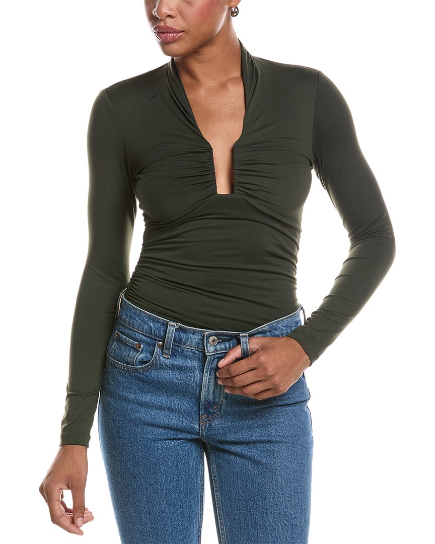 susana monaco Susana Monaco Square Wire Gathered Top