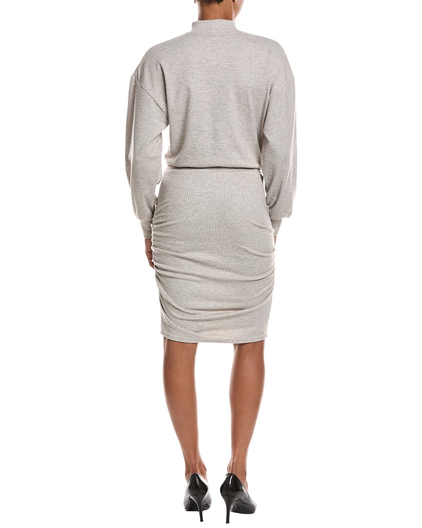 Susana Monaco Fleece Mock Gathered Mini Dress