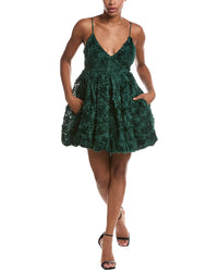 susana monaco Susana Monaco Flower Texture Dress