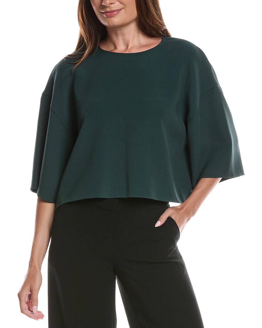 Lafayette 148 New York Lafayette 148 New York Silk-Blend Crewneck Blouse