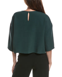 Lafayette 148 New York Lafayette 148 New York Silk-Blend Crewneck Blouse