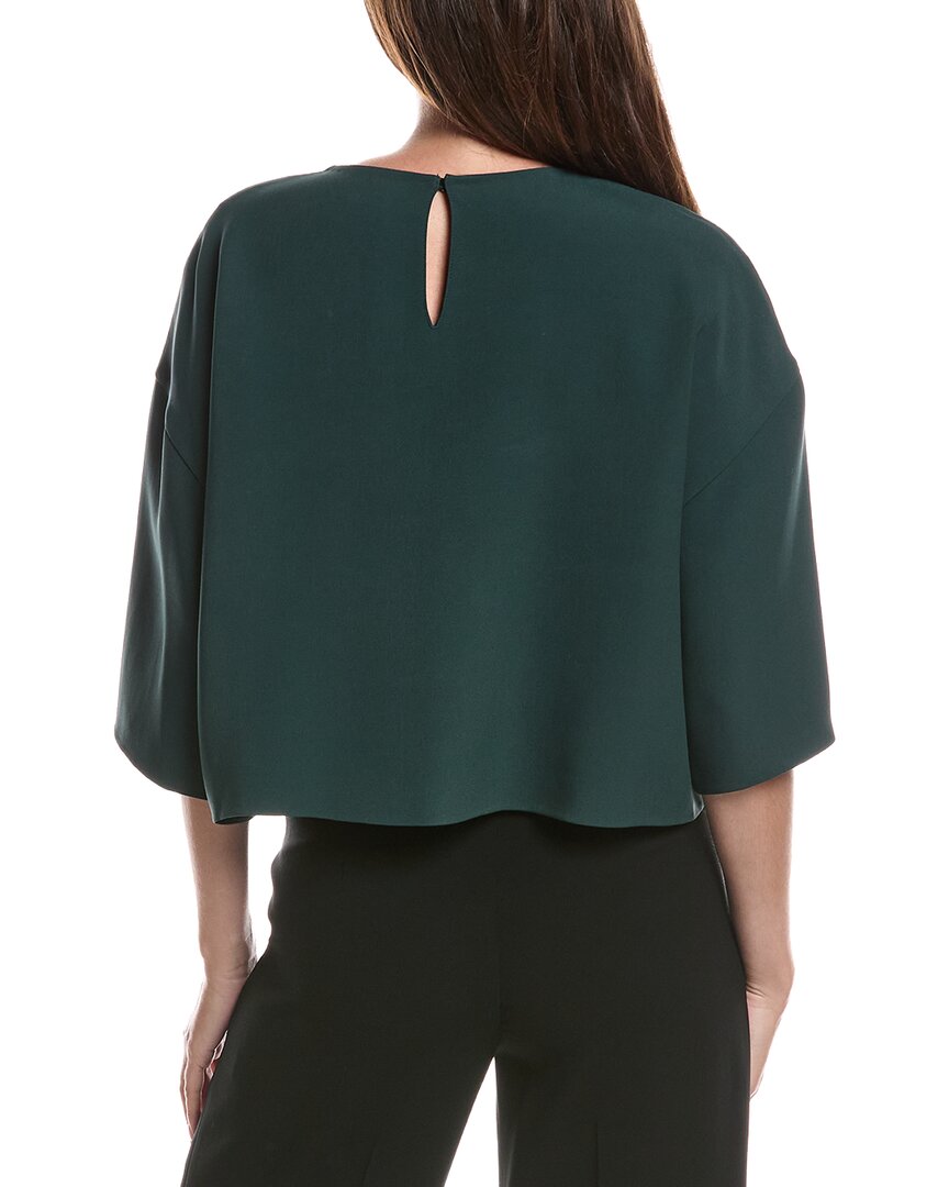 Lafayette 148 New York Lafayette 148 New York Silk-Blend Crewneck Blouse