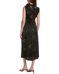 Lafayette 148 New York Lafayette 148 New York Tie-Neck Maxi Dress