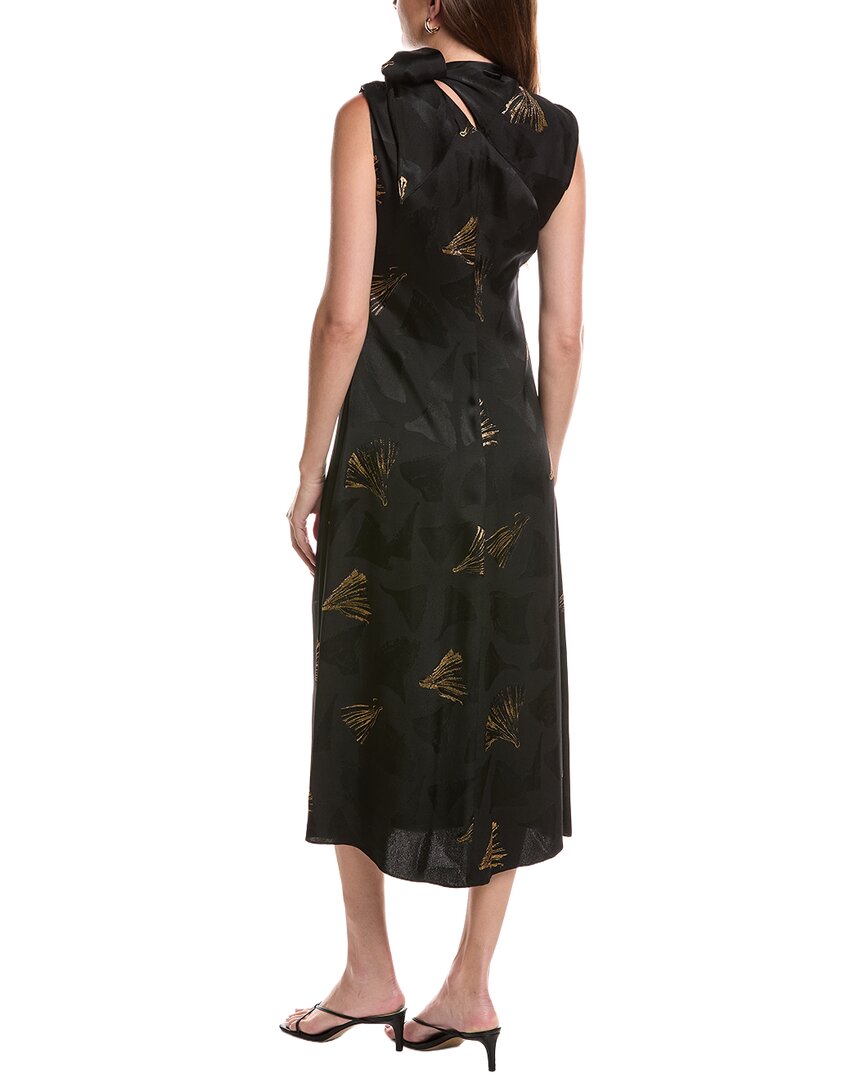 Lafayette 148 New York Lafayette 148 New York Tie-Neck Maxi Dress