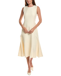 Lafayette 148 New York Lafayette 148 New York Wool, Linen & Silk-Blend Fit & Flare Dress