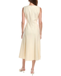 Lafayette 148 New York Lafayette 148 New York Wool, Linen & Silk-Blend Fit & Flare Dress