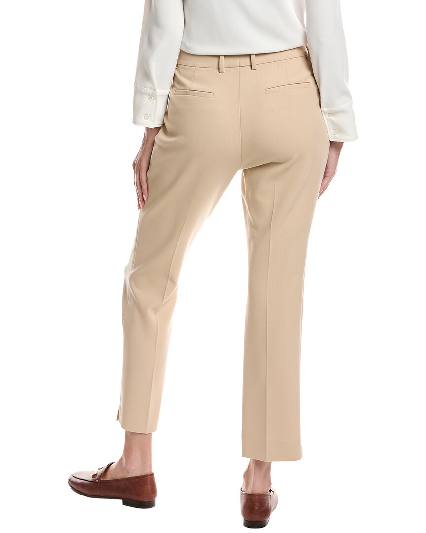 Lafayette 148 New York Lafayette 148 New York Manhattan Wool-Blend Slim Cigarette Ankle Pant