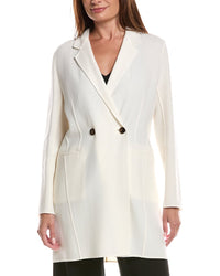 Lafayette 148 New York Lafayette 148 New York Wool Double Button Straight Blazer