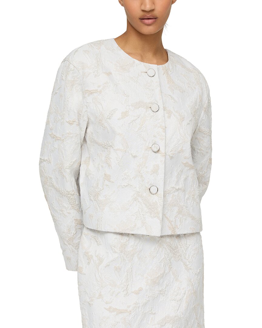 Lafayette 148 New York Lafayette 148 New York Silk-Blend Drop-Shoulder Jacket