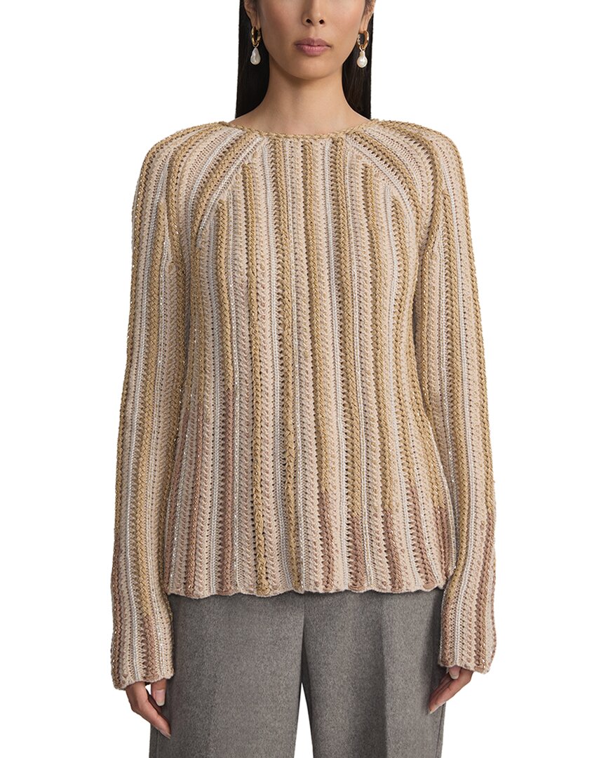 Lafayette 148 New York Lafayette 148 New York Wool & Cashmere Hand-Detailed Sweater