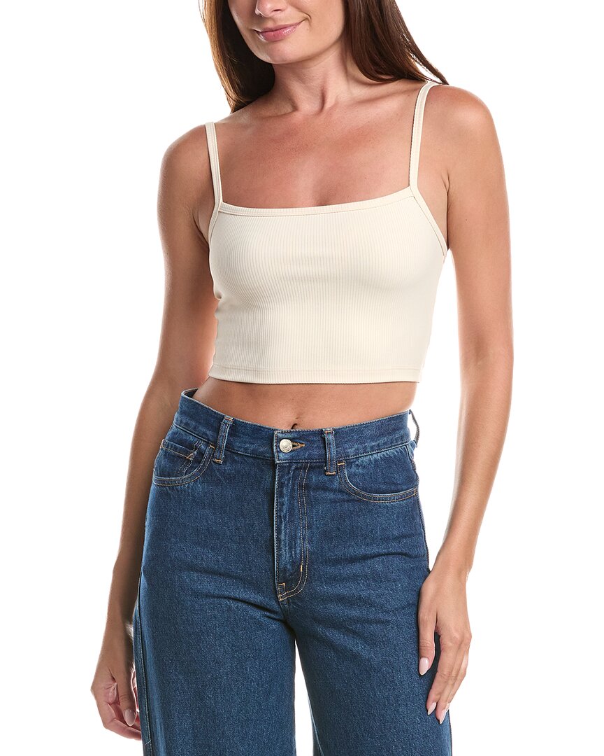 susana monaco Susana Monaco Rib String Crop Top