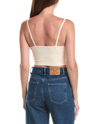 susana monaco Susana Monaco Rib String Crop Top