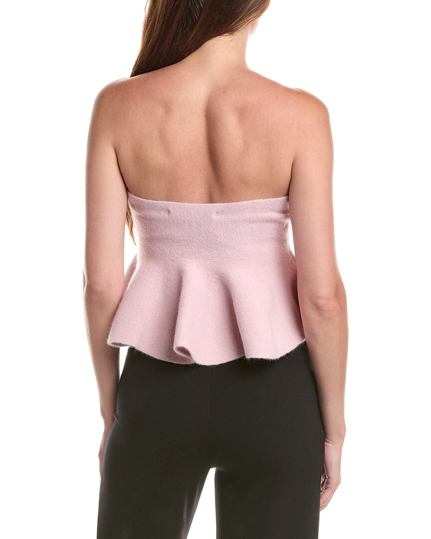 susana monaco Susana Monaco Mapache & Wool-Blend Tube Flair Top