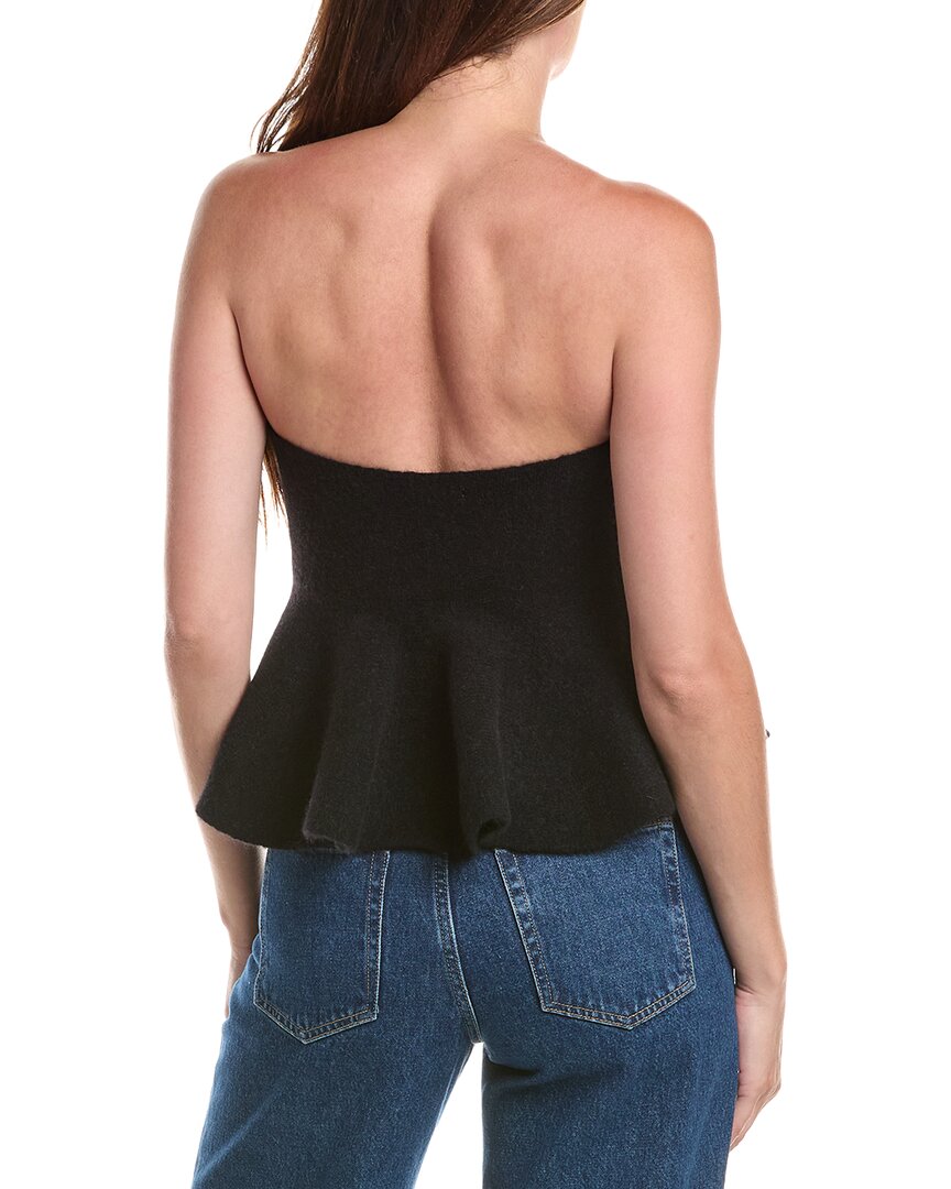 susana monaco Susana Monaco Mapache & Wool-Blend Tube Flair Top