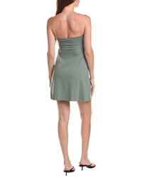 susana monaco Susana Monaco Sweetheart Tube Flare Mini Dress