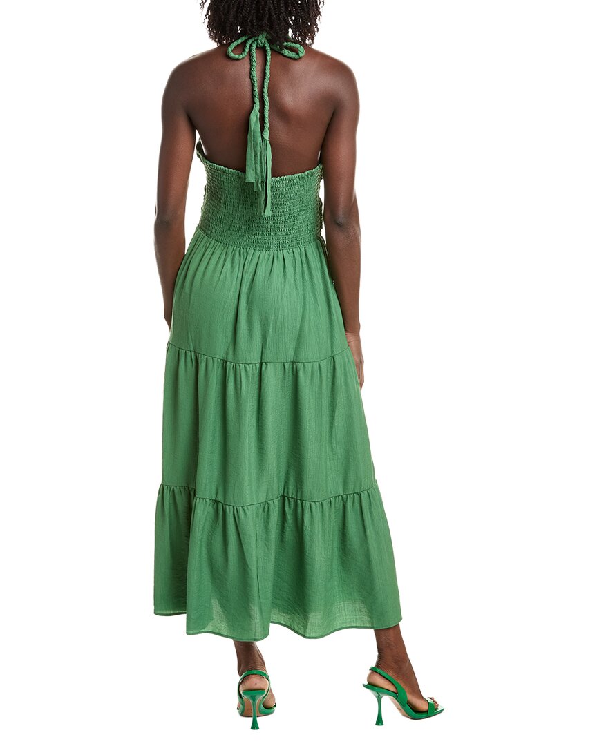 REVERIEE Reveriee Tiered Midi Dress