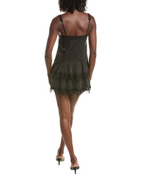 REVERIEE Reveriee Solid Mini Dress