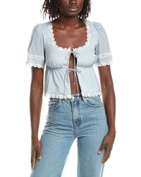 REVERIEE Reveriee Stripe Blouse
