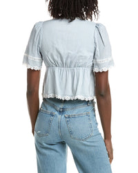 REVERIEE Reveriee Stripe Blouse