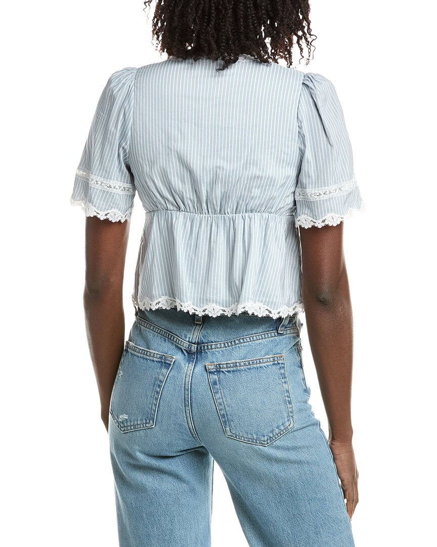 REVERIEE Reveriee Stripe Blouse