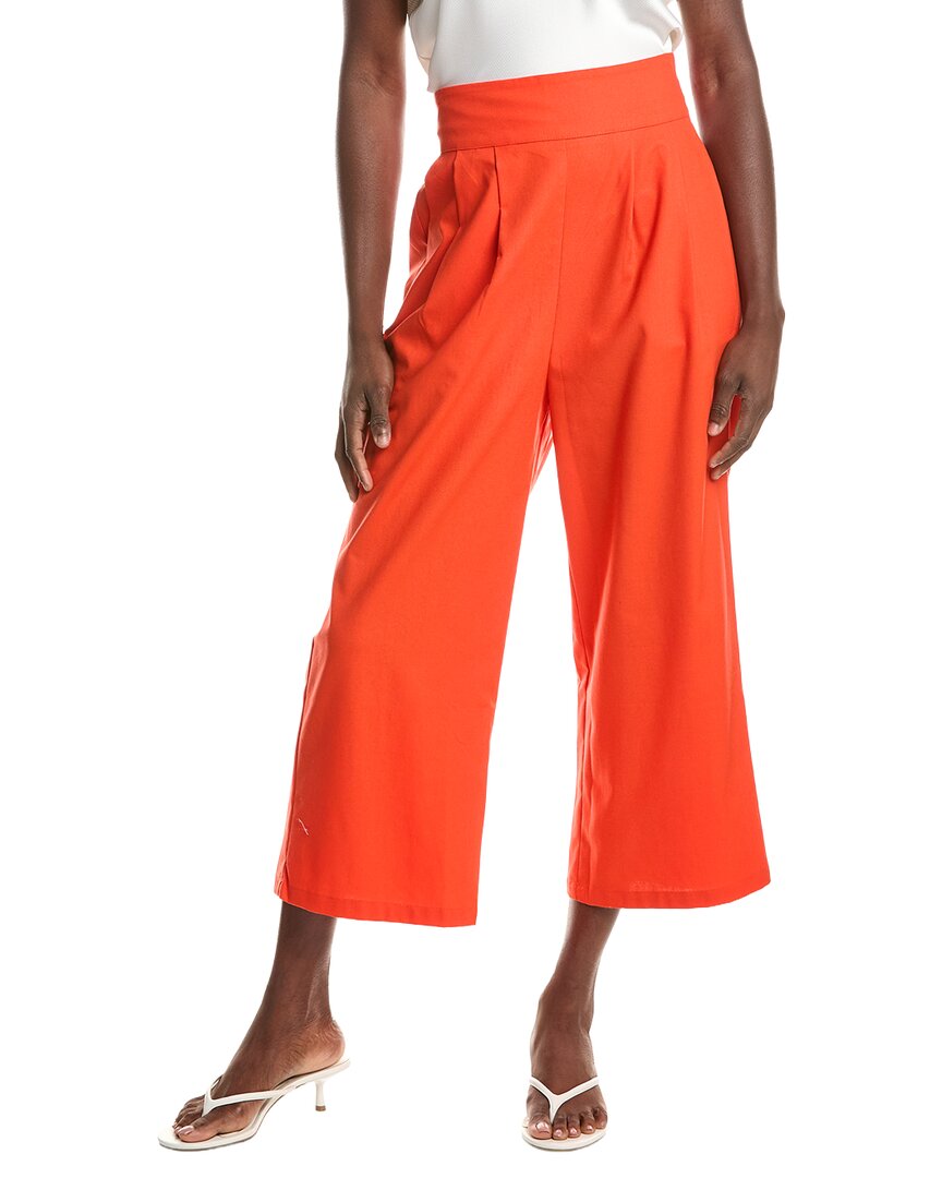 REVERIEE Reveriee Linen-Blend Pant